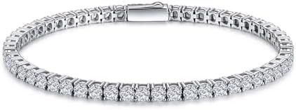 Amazon.com: PANDORA Sparkling Tennis Bracelet - Sterling Silver